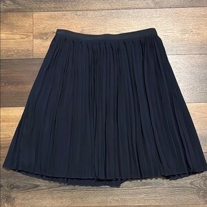 J.Crew navy blue Pleated Skirt